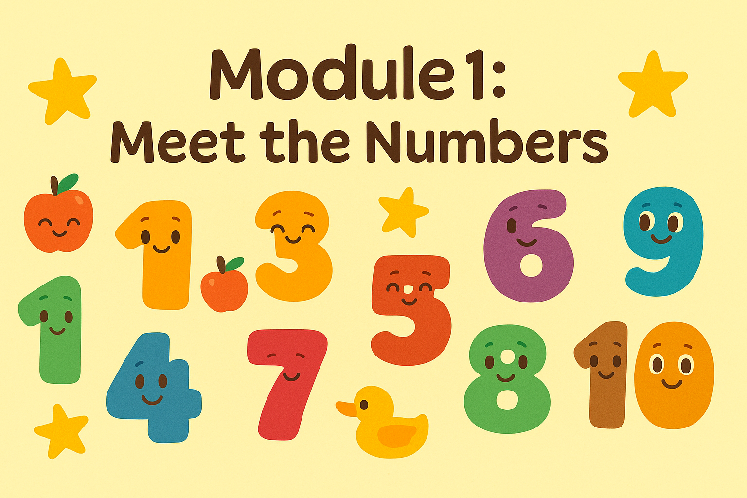 Module 1 – Meet the Numbers Banner